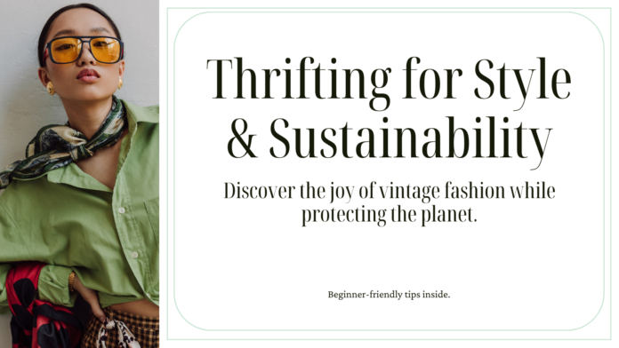 Thrifting for Style & Sustainability: Your Beginner's Guide to Eco-Chic Fashion