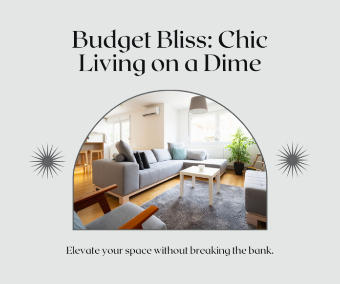 Budget Bliss: Chic Living on a Dime