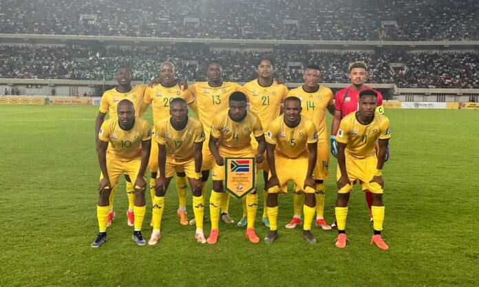 Brave Bafana shrug off travel challenges to share the spoils with Nigeria in tense away qualifier